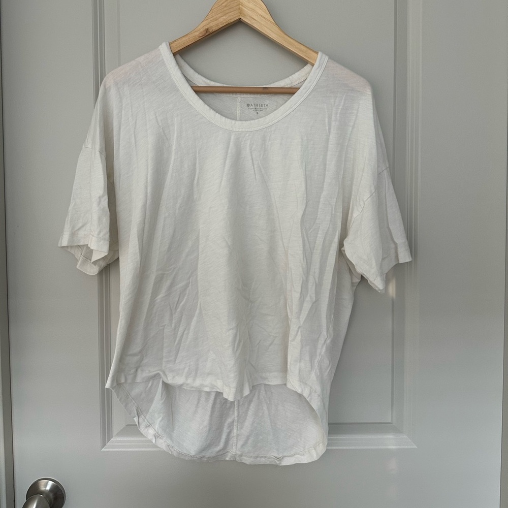 Athleta White Tee